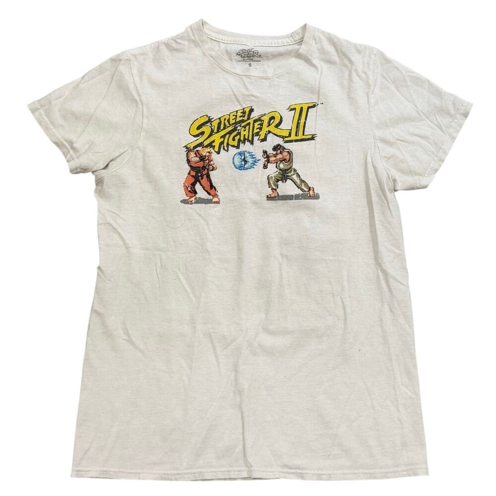 CapCom StreetFighter II 1991 Graphic Modern T-Shirt Cotton|S